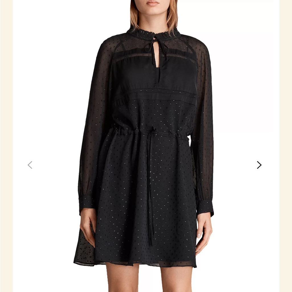 Allsaints Veda Shimmer Dress
